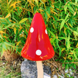 Ceramic Mushrooms Tinkling Toadstools for Garden Decor