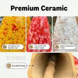 3 Pack Tinkling Toadstools Ceramic Mushrooms for Garden Decor