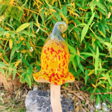 Ceramic Mushrooms Tinkling Toadstools for Garden Decor