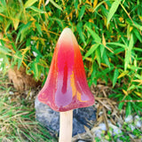 Ceramic Mushrooms Tinkling Toadstools for Garden Decor