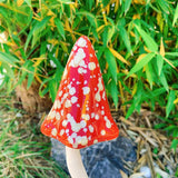 Ceramic Mushrooms Tinkling Toadstools for Garden Decor