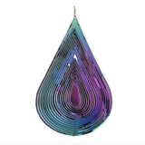 3D Wind Spinner 3D Animation Metal Wind Spinner Metal Wind Chimes Metal Art Geometric Pattern Hanging Wind Spinner Indoor or Outdoor Decor