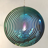 Round Wind Spinner Wind Turn 3D Metal Wind Spinner 3D Wind Chimes