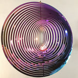 Round Wind Spinner Wind Turn 3D Metal Wind Spinner 3D Wind Chimes