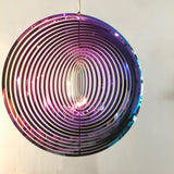 Round Wind Spinner Wind Turn 3D Metal Wind Spinner 3D Wind Chimes