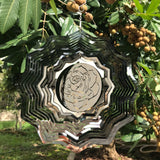 SS 3D Metal Wind Spinner Wind Chimes Home Decoration