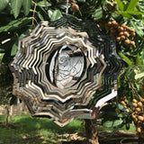 SS 3D Metal Wind Spinner Wind Chimes Home Decoration