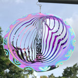 Turtle Stainless Steel 3D Stereo Rotating Indoor and Outdoor Wind-driven Decorative Crafts Gardening Balcony Windowsill Wind Chime Series
