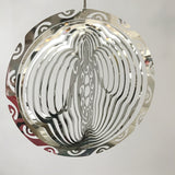 Turtle Stainless Steel 3D Stereo Rotating Indoor and Outdoor Wind-driven Decorative Crafts Gardening Balcony Windowsill Wind Chime Series