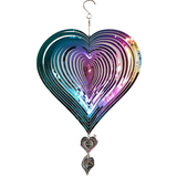 3D Wind Spinner 3D Animation Metal Wind Spinner Metal Wind Chimes Metal Art Geometric Pattern Hanging Wind Spinner Indoor or Outdoor Decor